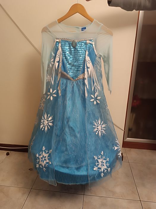 Fantasia Carnaval Frozen Elsa. 7 a 8 Anos