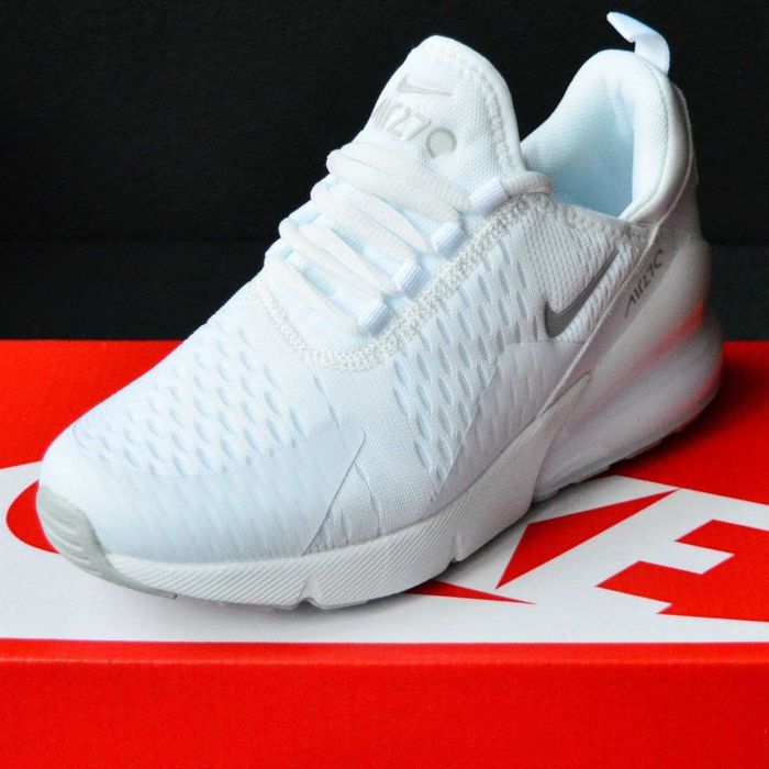 Nike Air Max 270 White Білі кросівки жіночі найк аір макс аир кроссовки