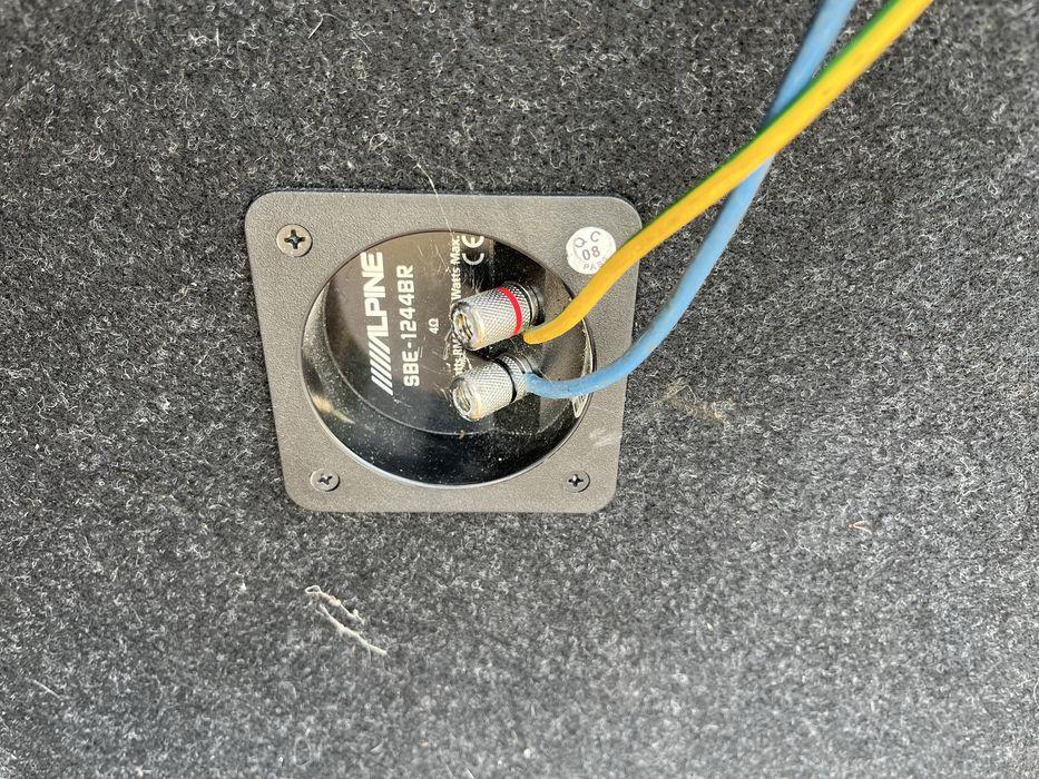 Subwoofer colunas alpine