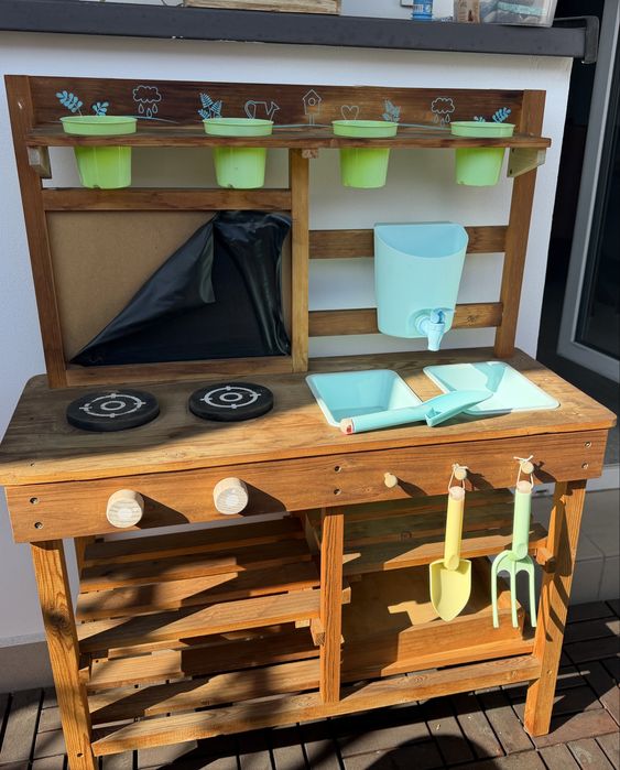 Kuchenka drewniana błotna ogrodowa Lidl