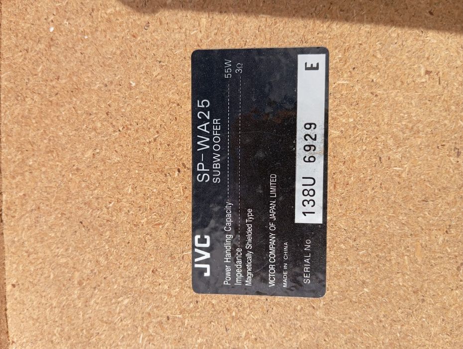 Colunas de Som JVC usadas