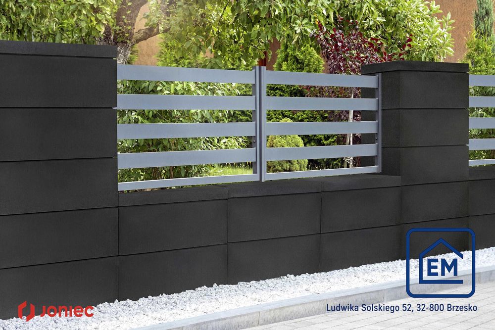 Pustaki ogrodzeniowe JONIEC - ROMA MEGA - RM19 - nowoczesna forma