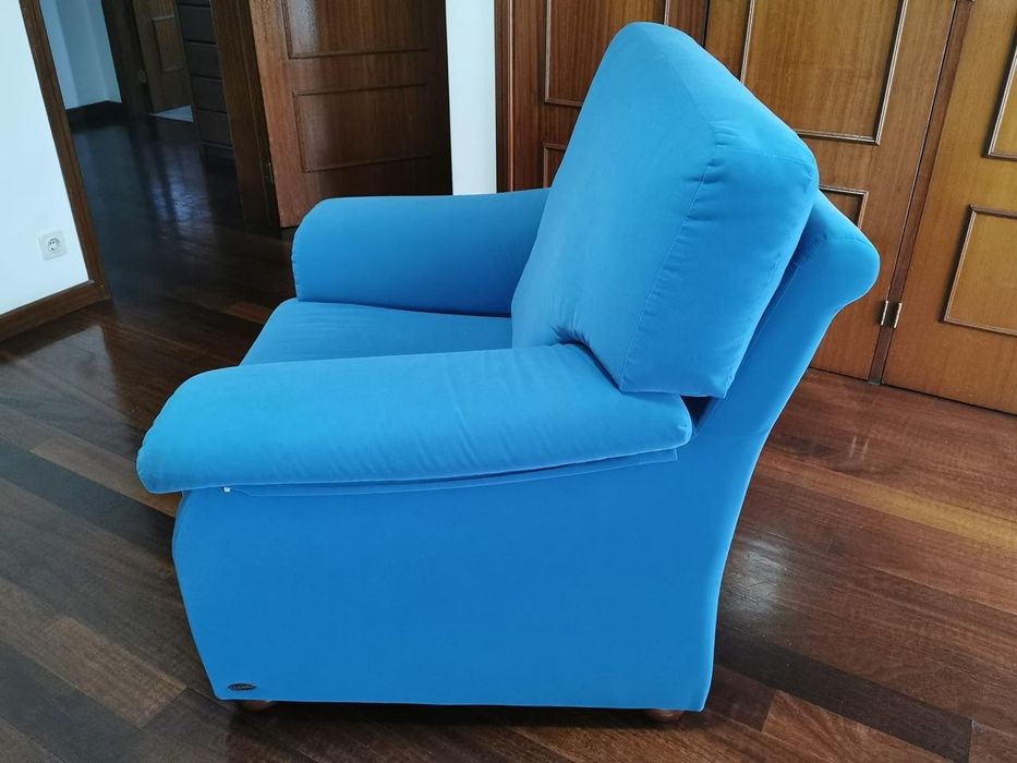 Poltrona sofá azul
