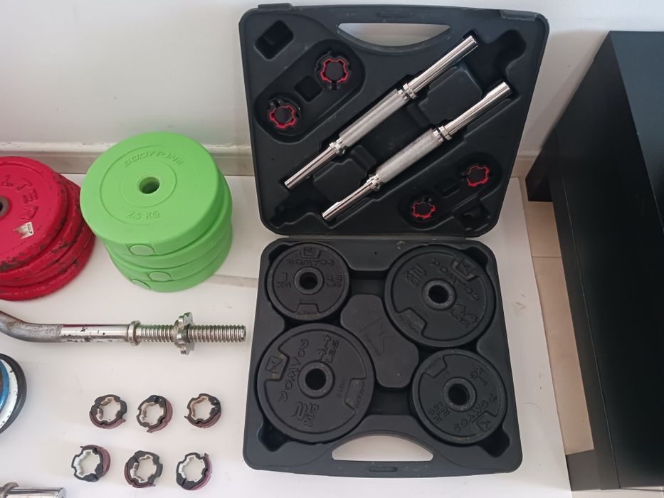 Material de musculação impecável