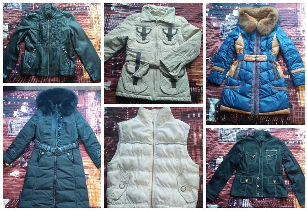 Пуховик, куртка, пальто, вітровка, піджак. 42-46 розмір