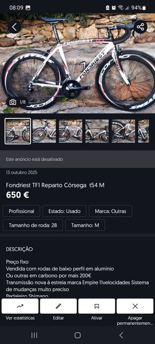 Mafrabike bicicletas de estrada