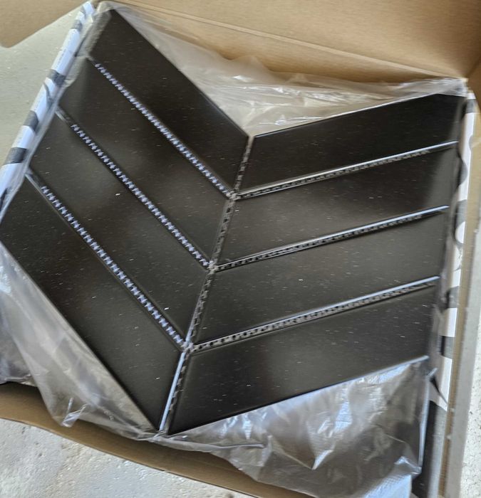 Płytki Dunin Royal Chevron Black Matt