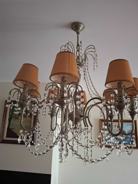 Candeeiro de cristal sala