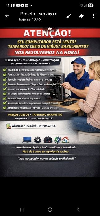 Assistência Informática Domicílio Lisboa  e arredores