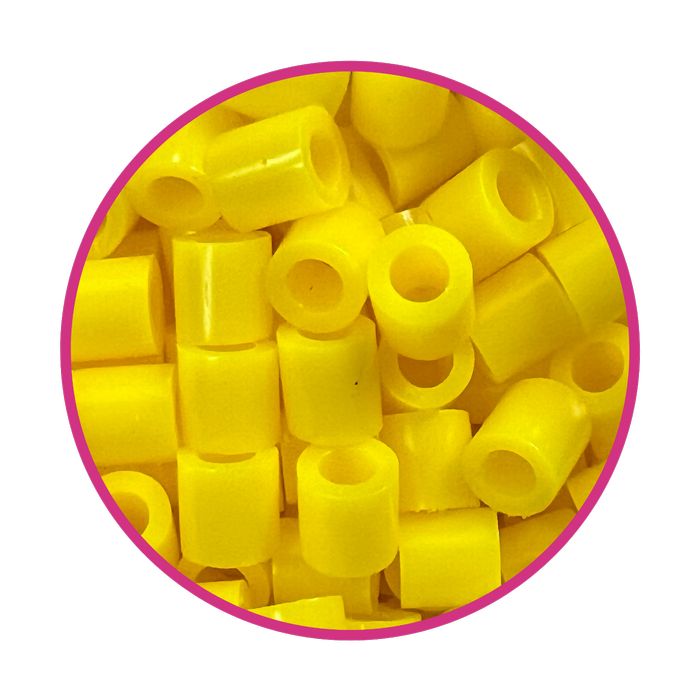 Koraliki do prasowania 1000 szt. Pinki Polapinki Midi Kolor Żółty