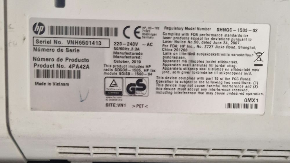 Impressora HP LaserJet Pro MFP M148fdw.