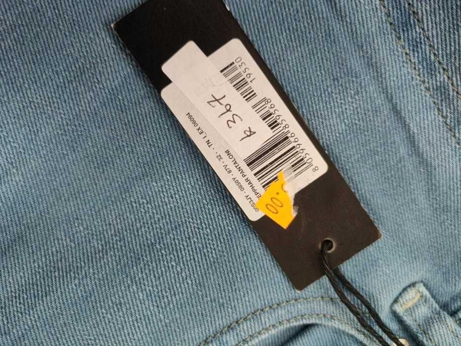 90/108 cm nowe DIESEL TEPPHAR jogger W34 L32 slim skinny rurki w33