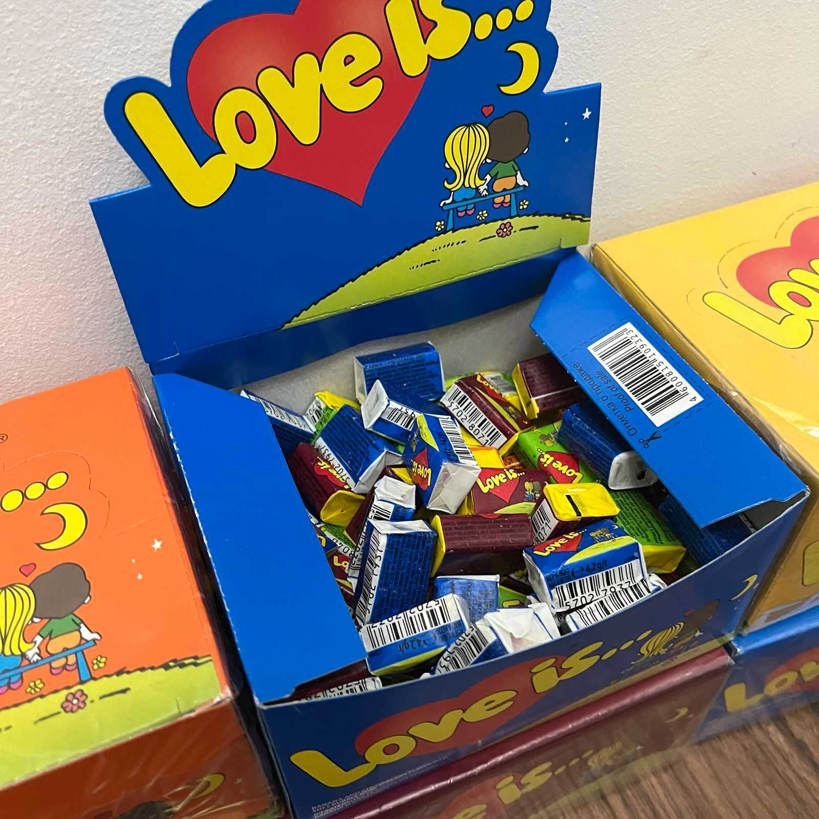Жевательная резинка Love is 5 вкусов жвачки лове ис ассорти жвачка: 220 ...
