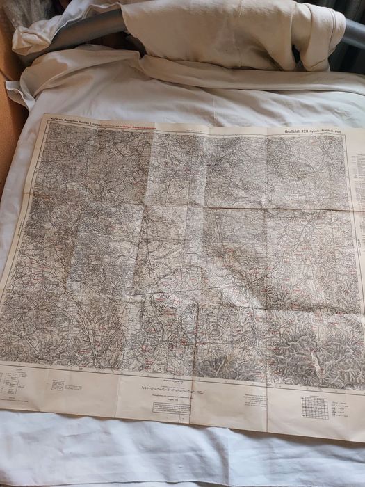 Stara mapa przedwojenna rybnik 1943