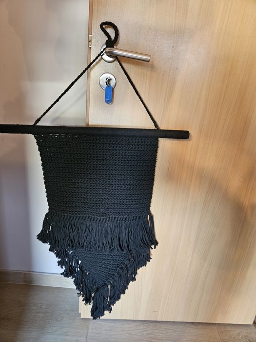 Makrama czarna styl boho