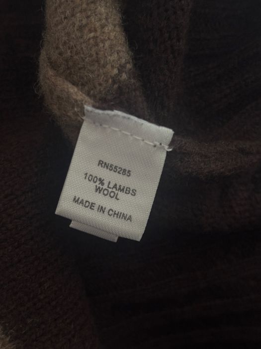 Wełniany ciepły sweter męski