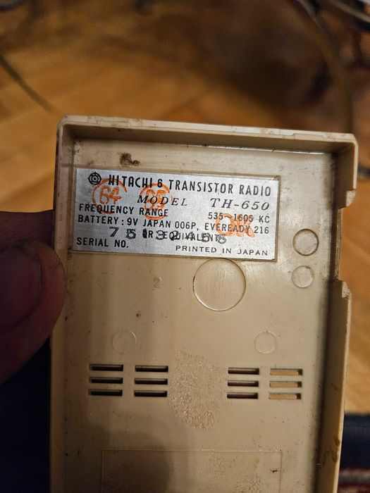 Radio tranzystorowe Hitachi