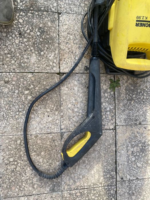 Lavadora karcher k2.99 para peças com mangueira e lança