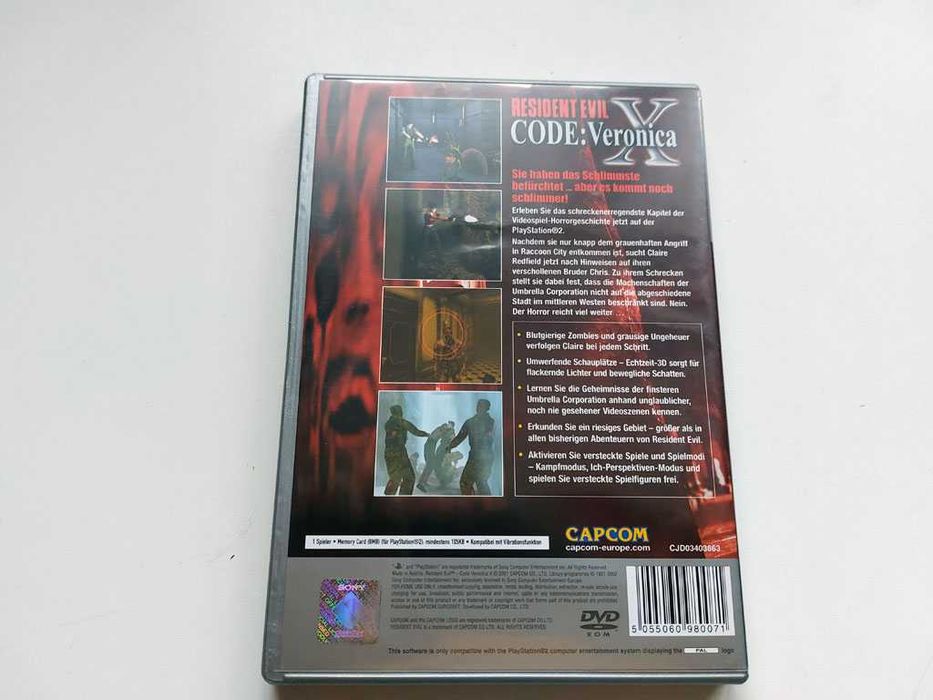 Resident Evil Code Veronica X - ENG - PlayStation 2 - PS2