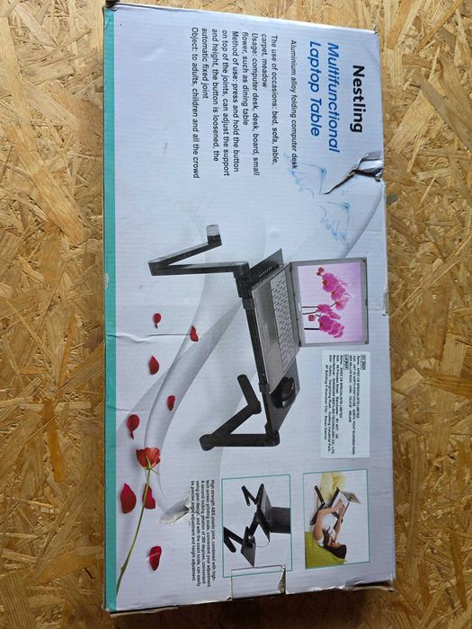 Regulowany Stolik Pod Laptopa Nestling – Komfort Pracy w Każdym Miejscu