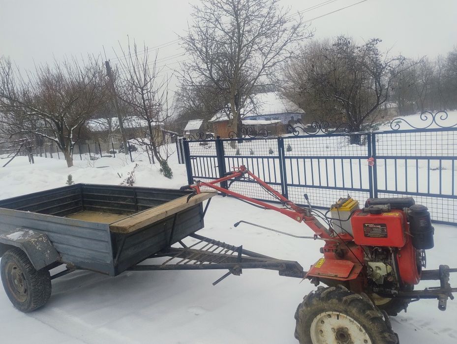 Продам дизельний мотоблок FORTE 9  з причіпом