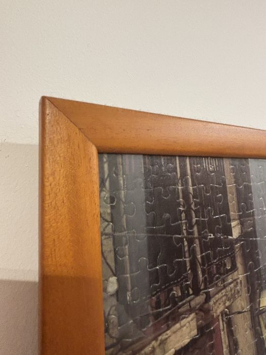 Quadro PUZZLE com moldura