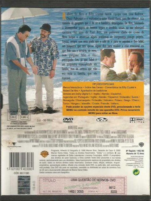 Uma Questão de Nervos (edição caixa snapper) (1999)