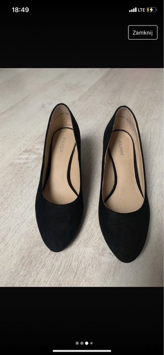 Czółenka na obcasie