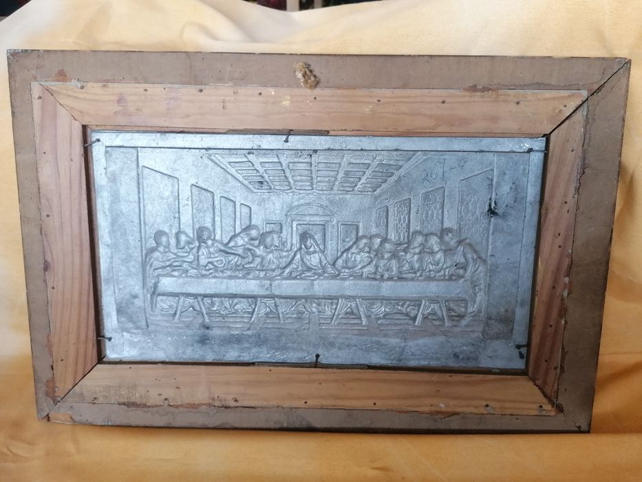 Quadro antigo Última Ceia