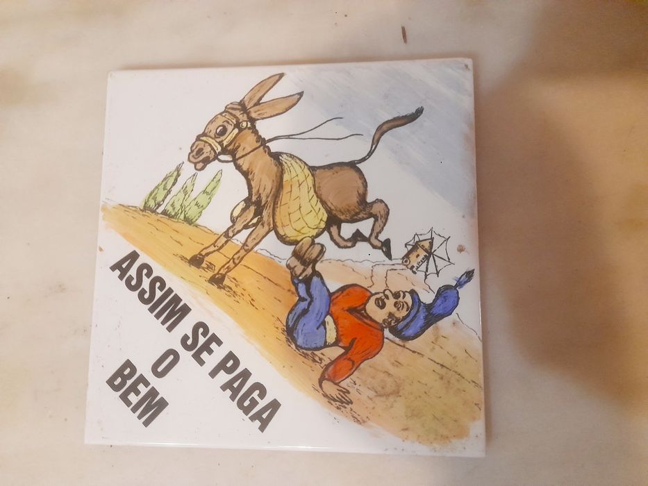 Conjunto de 2 Azulejos Decorativos