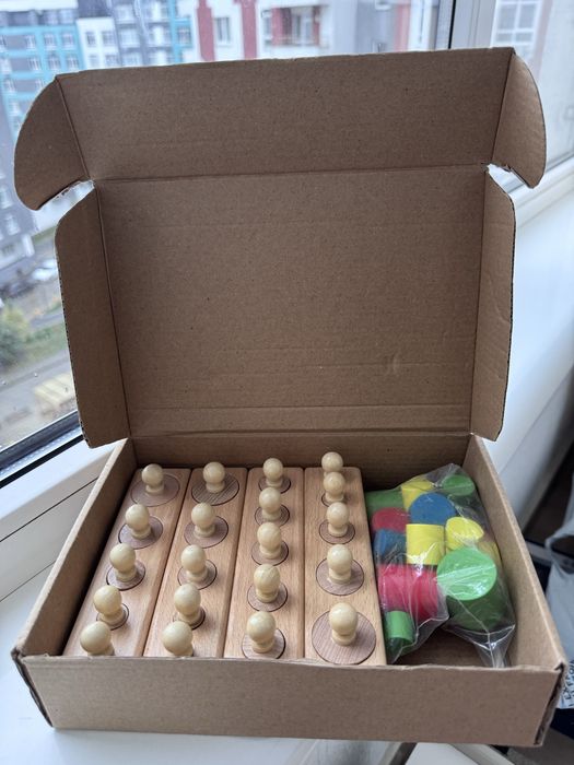 Сортер: деревні блоки/ бочечки