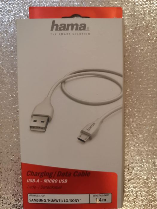 Wysokiej jakości kabel USB-A - Micro USB firmy hama