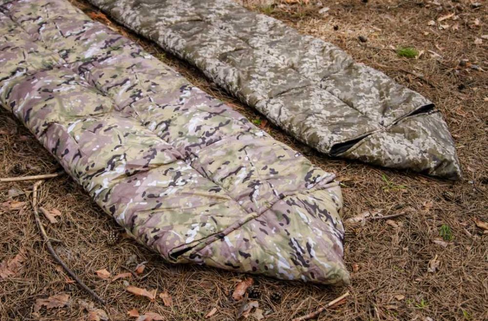 Военный демисезонный спальник ВСУ армейский спальный мешок без флиса