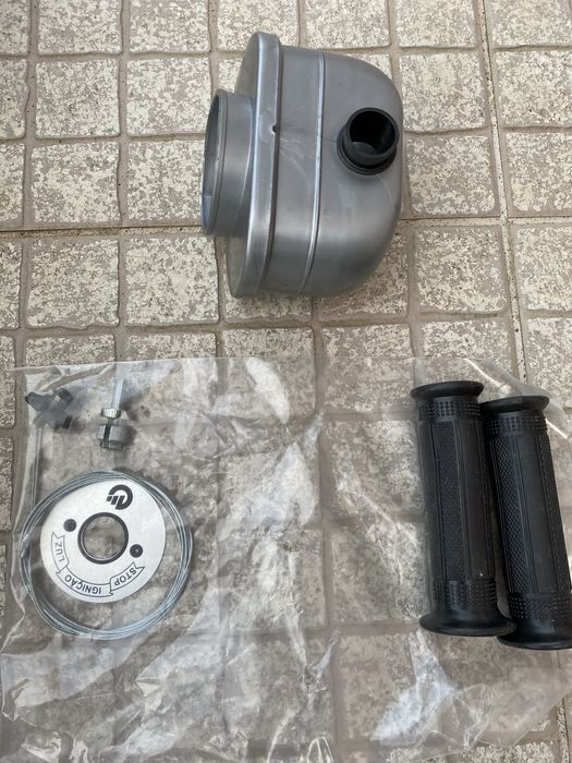 Material motorizada e frasco doseador