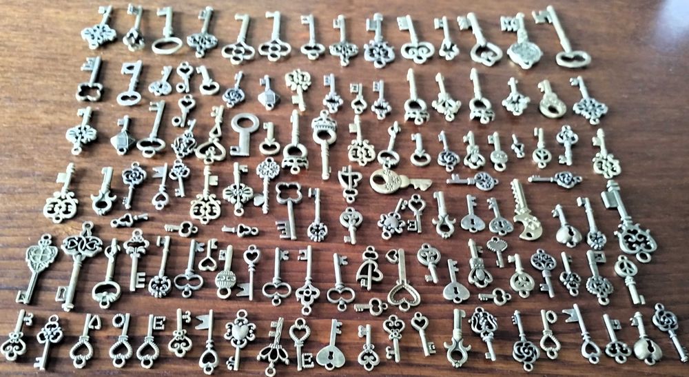 Conjunto de 125 Chaves Metal Novo