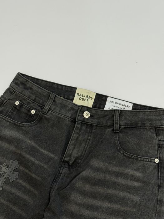 Gallery Dept x Chrome Hearts Flared джинси | гелери депт хром хартс