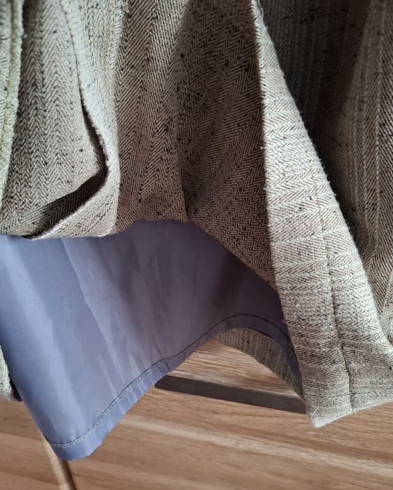 Casulowa sukienka z paskiem, rozm. L