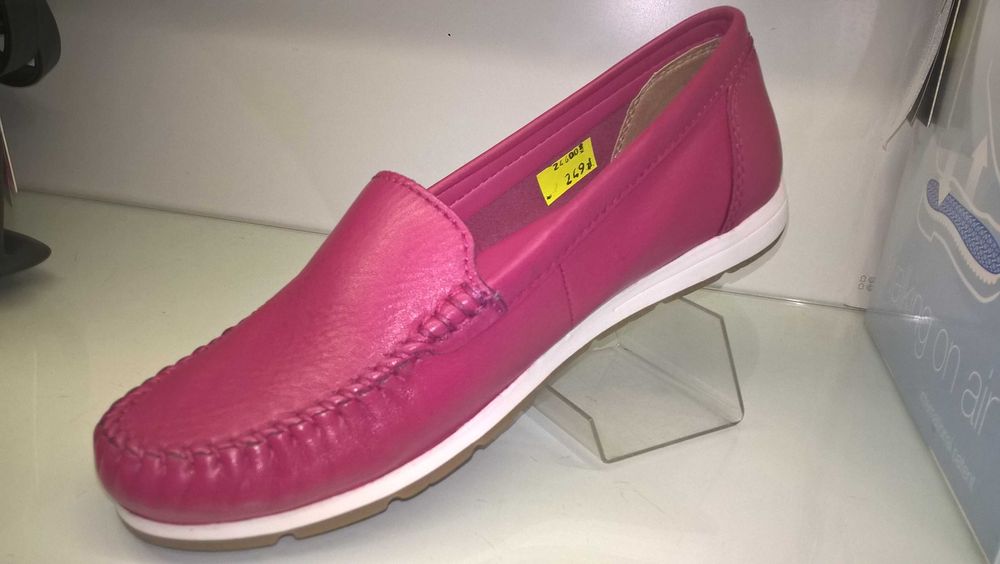 mokasynki damskie- fuksja r. 37, 39, 40,