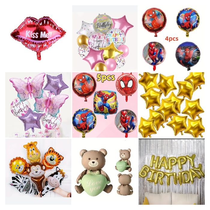 Повітряні кульки звірі,людина павук