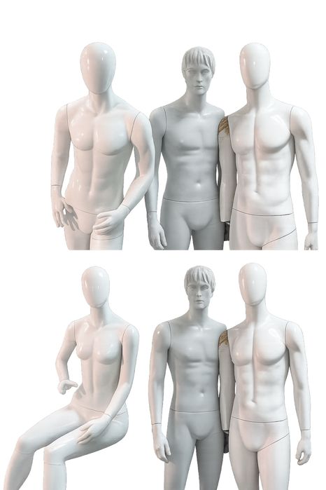 Manequins diversos para desocupar