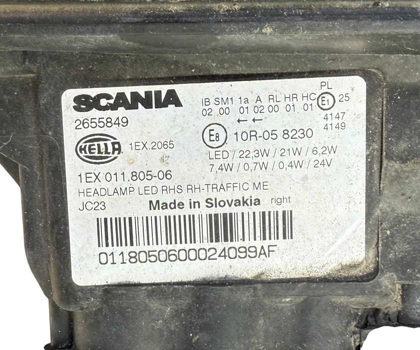 Lampa SCANIA Led Komplet