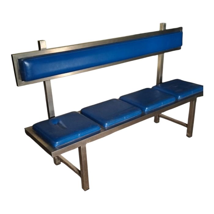 Banco 3 lugares inox