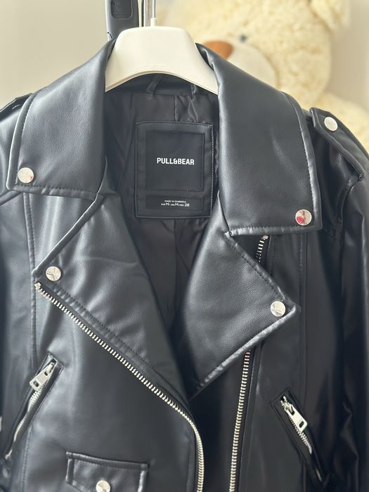 Шкіряна куртка Pull&Bear