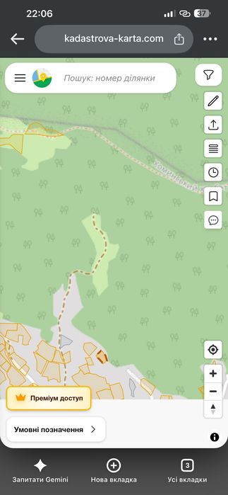 Під бізнес земельна ділянка у Карпатах, туристично-гірськолижний, готельний
