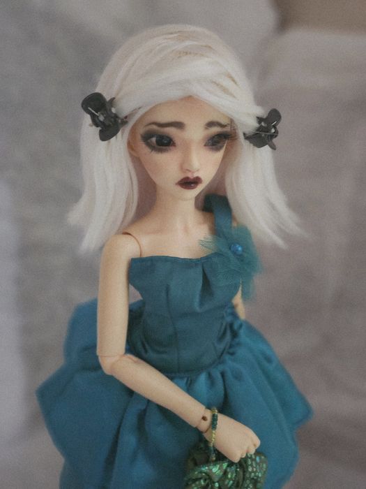 Lalka bjd 1/4 dwie głowy