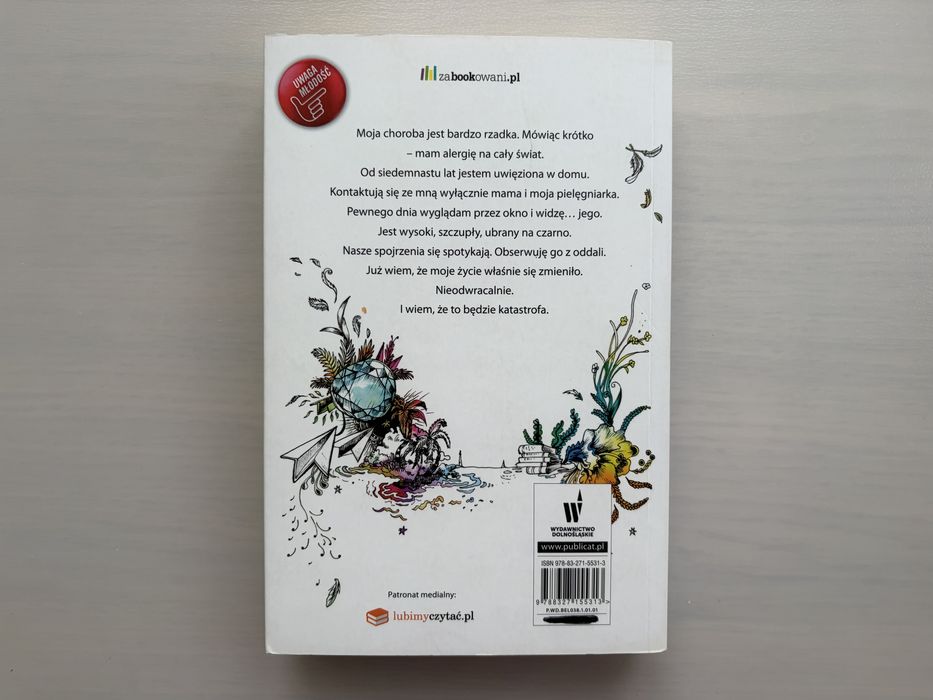 Książka Ponad Wszystko Nicola Yoon Młodzieżówka