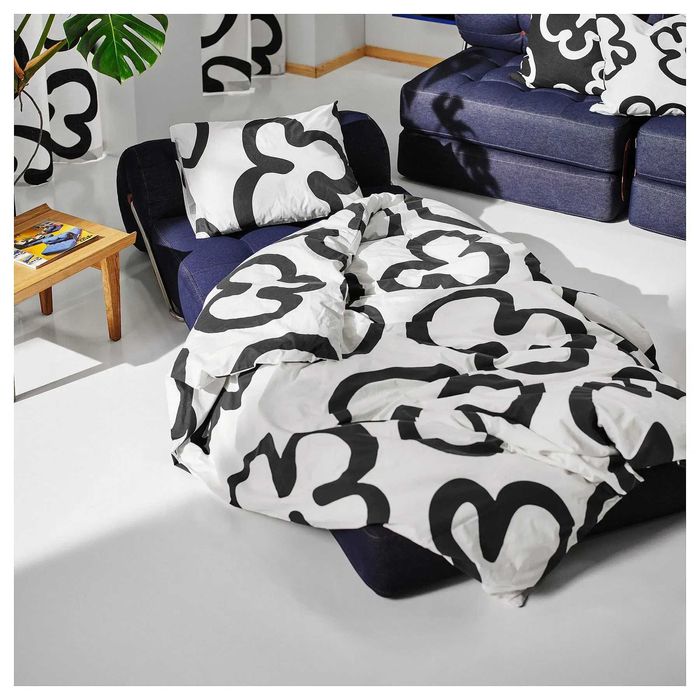 ІКЕА VÅRKUMLA, 805.877.04 Розкладне крісло, Ванста синій