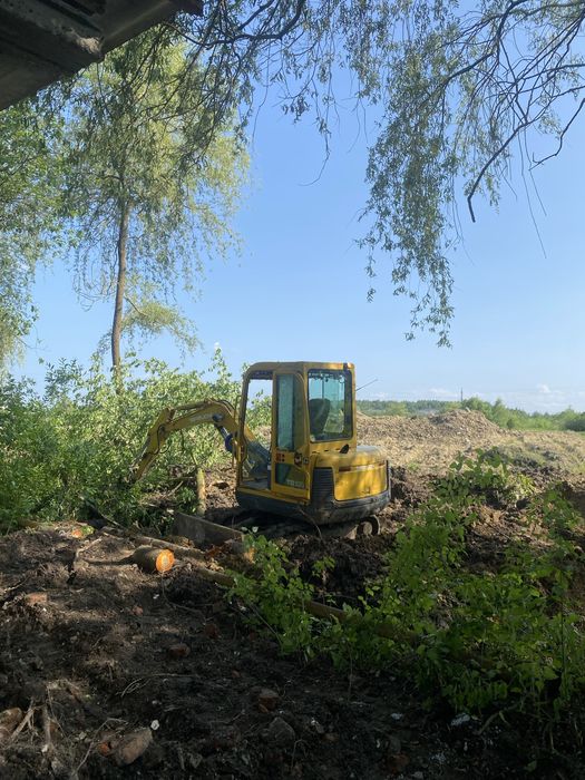 Послуги міні екскаватора гідробура ямобура гідромолота Журавно