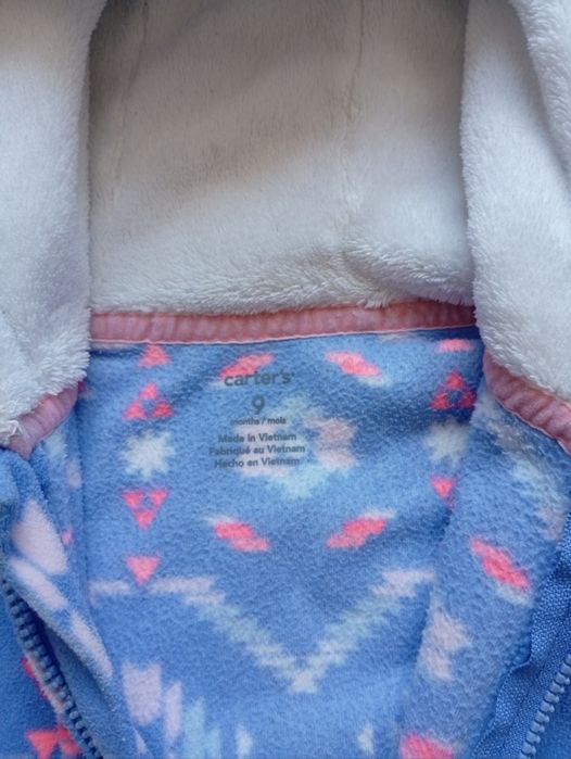 Дитячий флісовий комбінезон від бренду Carter's