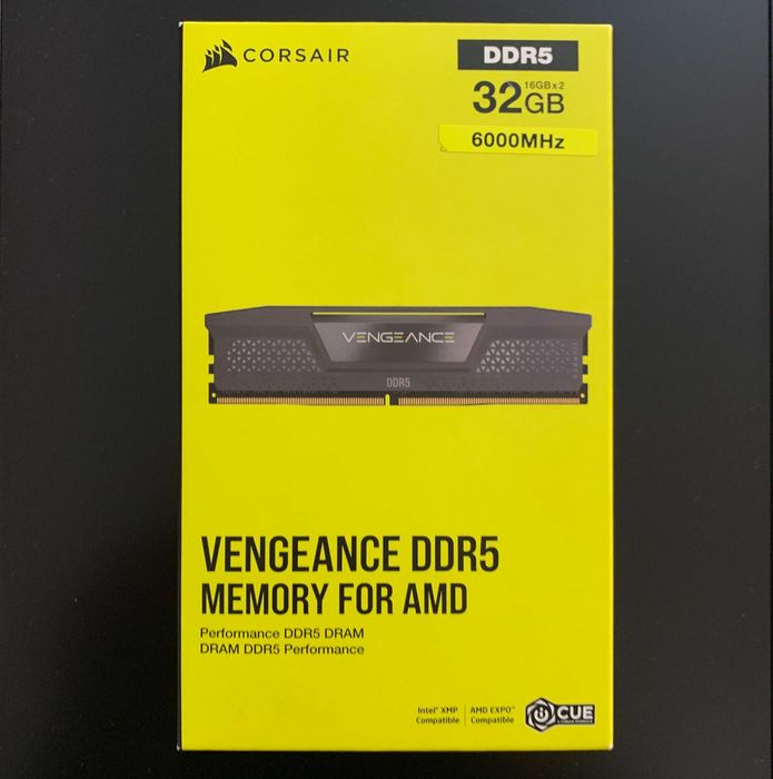 32GB (2x16GB) DDR5 6000MT/s Vengeance